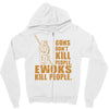 kill people funny Zipper Hoodie
