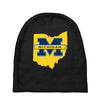 ohio for michigan Baby Beanies
