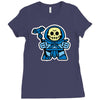 mitesized skeleboy Ladies Fitted T-Shirt