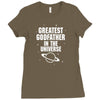 Greatest Godfather In The Universe Ladies Fitted T-Shirt