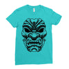 samurai warrior Ladies Fitted T-Shirt