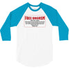 Free Orgasm Coupon 3/4 Sleeve Shirt