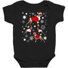 boxer christmas Baby Bodysuit