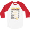 Cancer Facts Zodiac 3/4 Sleeve Shirt