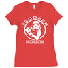 trooper boxing gym funny Ladies Fitted T-Shirt