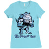 muscle shark its summer time Ladies Fitted T-Shirt