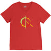 peace simbol V-Neck Tee