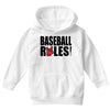 baseball rules Youth Hoodie