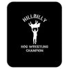 hog wrestling Mousepad