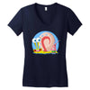 opposite day Women's V-Neck T-Shirt