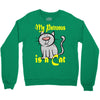 my patronus is a cat Crewneck Sweatshirt