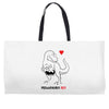 pregnant rex black color Weekender Totes