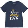 kings are born in 1976 V-Neck Tee