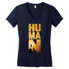 Human Women's V-Neck T-Shirt