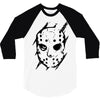 jason voorhees mask 2 3/4 Sleeve Shirt
