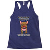 be the person your dog thinks you are Racerback Tank