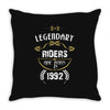 legendary riders are born in 1992 Throw Pillow