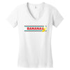 Bananas Women's V-Neck T-Shirt