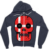denmark till i die Zipper Hoodie