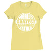 worlds greatest farter father Ladies Fitted T-Shirt