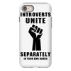 introverts unite separately in your own homes black iPhone 8