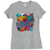 things might get weird Ladies Fitted T-Shirt