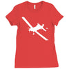 decal cal fire airplan Ladies Fitted T-Shirt