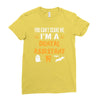 dental assistant Ladies Fitted T-Shirt