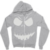 evil scary pumpkin face Zipper Hoodie