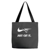 just cut it Tote Bags