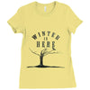 Winter (f77) Ladies Fitted T-Shirt