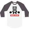 panda strong 3/4 Sleeve Shirt