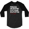mike dustin lucas eleven will 3/4 Sleeve Shirt