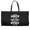 i was addicted to the hokey pokey Weekender Totes
