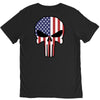 skull u.s.a. back V-Neck Tee
