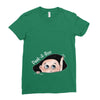 Peek a Boo Ladies Fitted T-Shirt