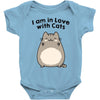 i am in love with cats Baby Bodysuit