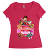 paw patrol birthday girl grandma Women's Triblend Scoop T-shirt