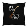 yes i can drive stick Throw Pillow