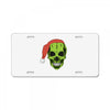 santa clous skeleton License Plate
