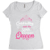 Celebrating With The 70th Birthday Queen Women's Triblend Scoop T-shirt