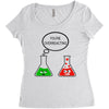 you're overreacting Women's Triblend Scoop T-shirt