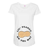 Little Peanut on the Way Maternity Scoop Neck T-shirt