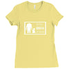 no child should be left behin white Ladies Fitted T-Shirt
