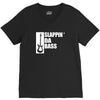 bass guitar funny music t shirt slappin da bass t shirt gifts for dad V-Neck Tee