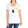 you smile Ladies Curvy T-Shirt