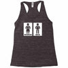 restroom sign sticker vinyl decal Racerback Tank