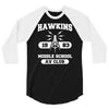 hawking av club middle school 3/4 Sleeve Shirt