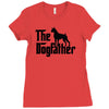 the dogfather boxer Ladies Fitted T-Shirt