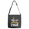 kings are born in 1968 Adjustable Strap Totes